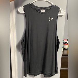 Men’s Black GymShark Muscle Top